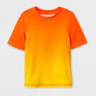 Petitetoddler Boys' Short Sleeve Ombre Rash Guard - Cat & Jack Orange