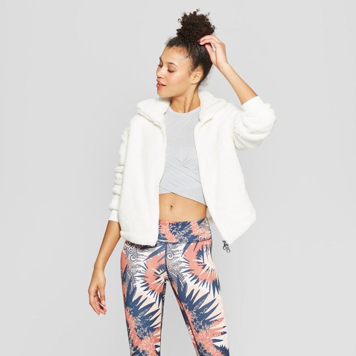 Women's Sherpa Full Zip Jacket - Joylab Xl,