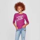 Girls' My Unicorn Ate My Homework Cozy Pullover - Cat & Jack Red