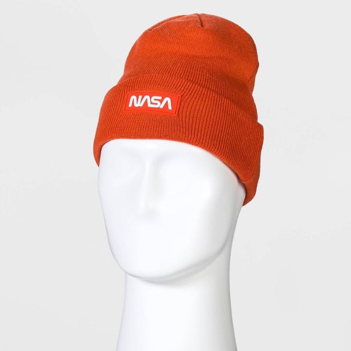 Men's Nasa Beanie - Orange