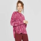 Women's Cozy Long Sleeve Sweatshirt - Joylab Bordeaux