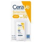 Cerave 100% Mineral Sunscreen Stick For Face And Body - Spf