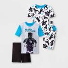 Boys' Marvel Black Panther 4pc Pajama