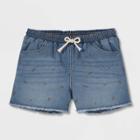 Girls' Denim Beach Shorts - Art Class Blue