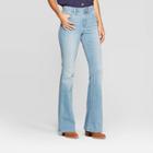 Petitewomen's High-rise Light Wash Flare Jeans - Universal Thread Light Blue 0