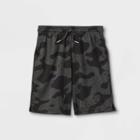 Boys' Athletic Camo Print Shorts - All In Motion Black