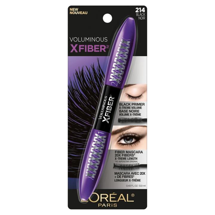 L'oreal Paris L'oral Paris Voluminous X Fiber Washable Mascara Black