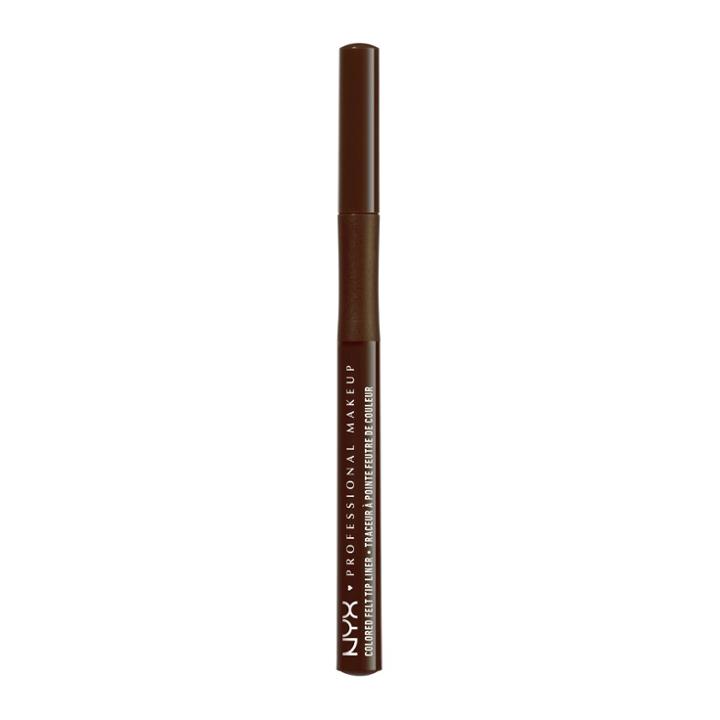 Nyx Professional Makeup Colored Felt Tip Liner Chocolate Brown
