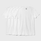 Men's Short Sleeve 4+1 Bonus Pack V-neck T-shirt - Goodfellow & Co White