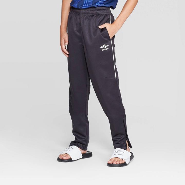 Umbro Boys' Warm Up Track Pants - Black