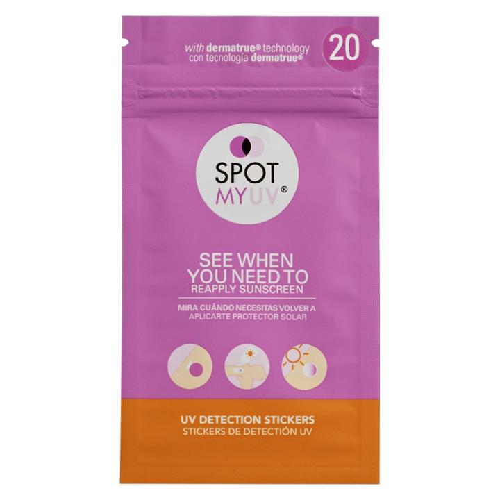Spotmyuv Uv Detection Stickers For Sunscreen