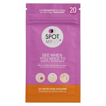 Spotmyuv Uv Detection Stickers For Sunscreen