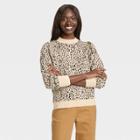 Women's Polka Dot Mock Turtleneck Pullover Sweater - Who What Wear
