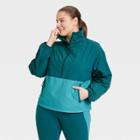 Women's Plus Size Packable Windbreaker Jacket - All In Motion Navy