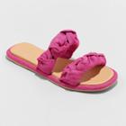 Women's Meg Knotted Slide Sandals - Universal Thread Pink
