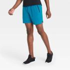 Men's Stretch Woven Shorts - All In Motion Teal
