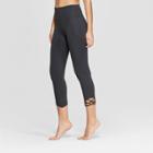 Target Women's Comfort High-waisted 3/4 Knotted Leggings - Joylab Charcoal Gray M, Charcoal Grey