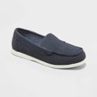 Boys' Alden Suede Slip-on Loafers - Cat & Jack Navy Blue