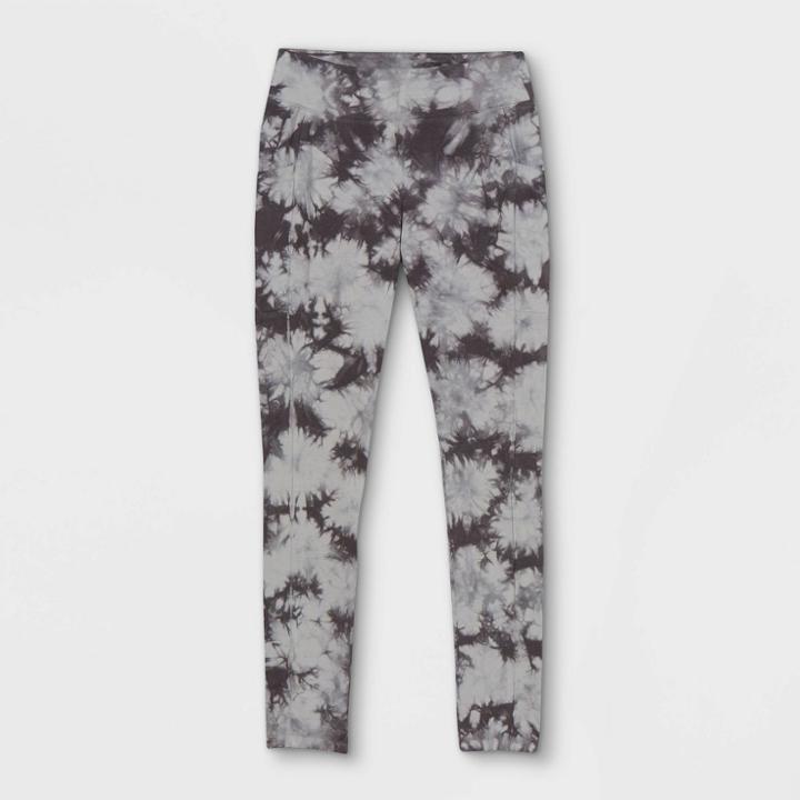 Girls' High-waisted Leggings - Art Class Charcoal Gray