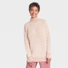 Women's Mock Turtleneck Sweater - Knox Rose White