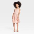 Zenzi Girls' Lace Dress - Dusty Blush Pink