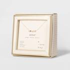 Sterling Plated Multi Topaz Necklace - A New Day Amber, Women's,