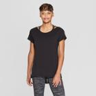 Women's Mesh And Tie Back T-shirt - C9 Champion Black