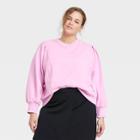Women's Plus Size Fleece Sweatshirt - A New Day