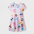 Girls' Disney Characters A Line Dress - Rainbow L,
