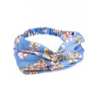 Sincerely Jules By Scunci Floral Head Wrap - Blue