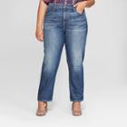 Women's Plus Size Straight Jeans - Universal Thread Dark Wash