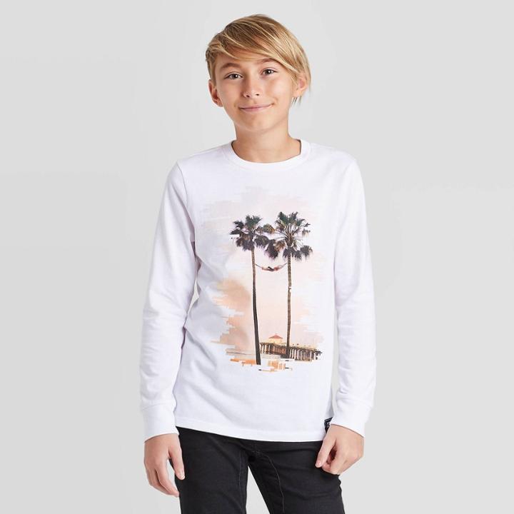 Boys' Spider-man Hidden Heroes Long Sleeve T-shirt - Art Class White