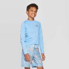 Oversizeboys' Long Sleeve Rash Guard - Art Class Blue Xl Husky, Boy's