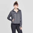 Women's Training Herringbone Fleece Full Zip Track Jacket - C9 Champion Dark Gray