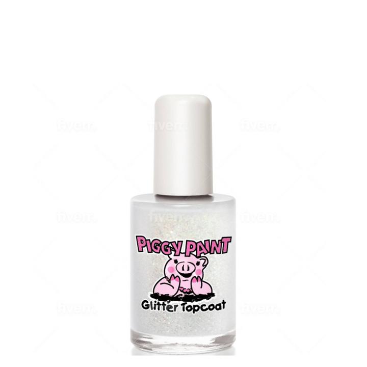 Piggy Paint Nail Polish - Glitter Topcoat
