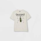 Mad Engine Men's 'grandpa's Club' Short Sleeve Graphic T-shirt - Cream