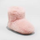 Toddler Girls' Dallas Fur Bootie Slippers - Cat & Jack Blush