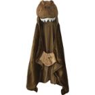 Jurassic World Hooded Blanket T Rex, Brown