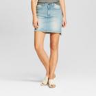 Women's Step Hem Jean Skirt - Crafted By Lee Light Wash