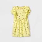 Toddler Girls' Disney Princess Sleeveless Knit Dress - Light Yellow