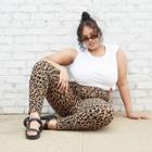 Women's Plus Size Animal Print High-waisted Leggings - Wild Fable 3x,