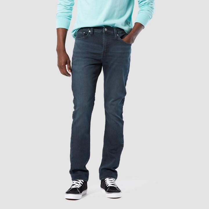 Denizen From Levi's Men's 216 Slim Fit Straight Knit Jeans - Knight Blue
