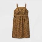 Women's Plus Size Animal Print Tank Maxi Dress With Belt - Ava & Viv Brown X, Women's