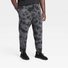 Men's Big French Terry Athletic Pants - All In Motion Black