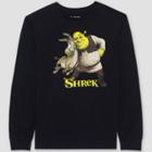 Men's Shrek Long Sleeve Graphic T-shirt - Black