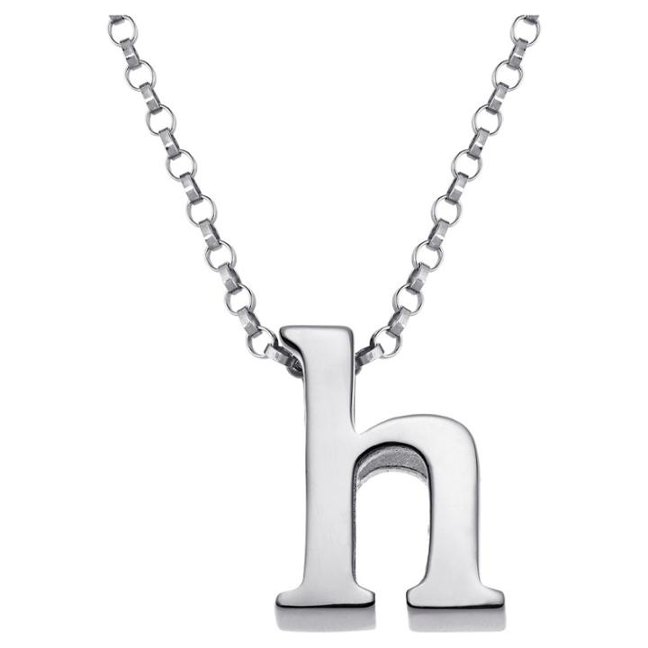 Target Women's Sterling Silver 'h' Initial Charm Pendant -