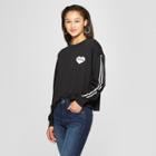 Women's Coca-cola Long Sleeve Logo Graphic T-shirt (juniors') Black