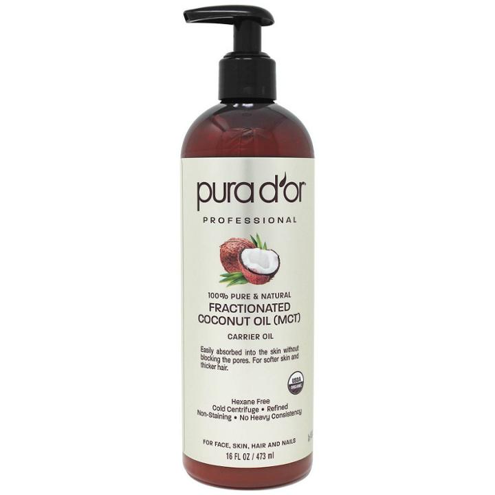 Pura D'or 100% Pure Organic Fractionated Coconut Oil