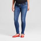 Maternity Inset Panel Jeggings - Isabel Maternity By Ingrid & Isabel Dark Wash 18, Women's, Blue