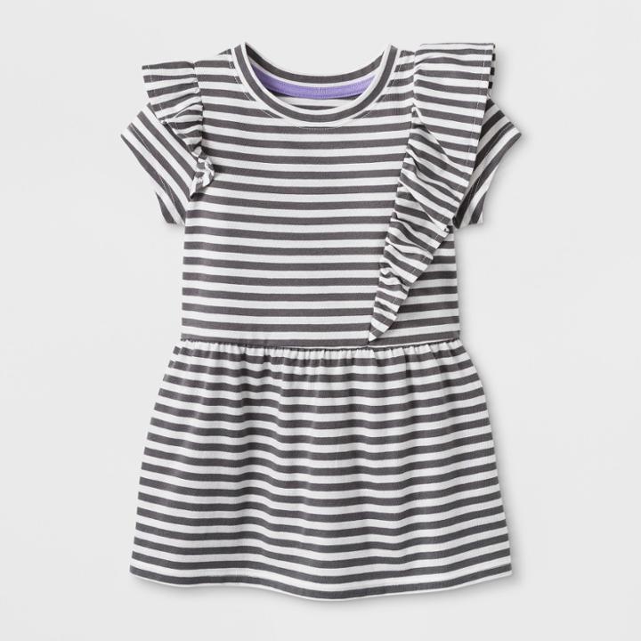 Toddler Girls' Short Sleeve T-shirt - Cat & Jack Almond Cream